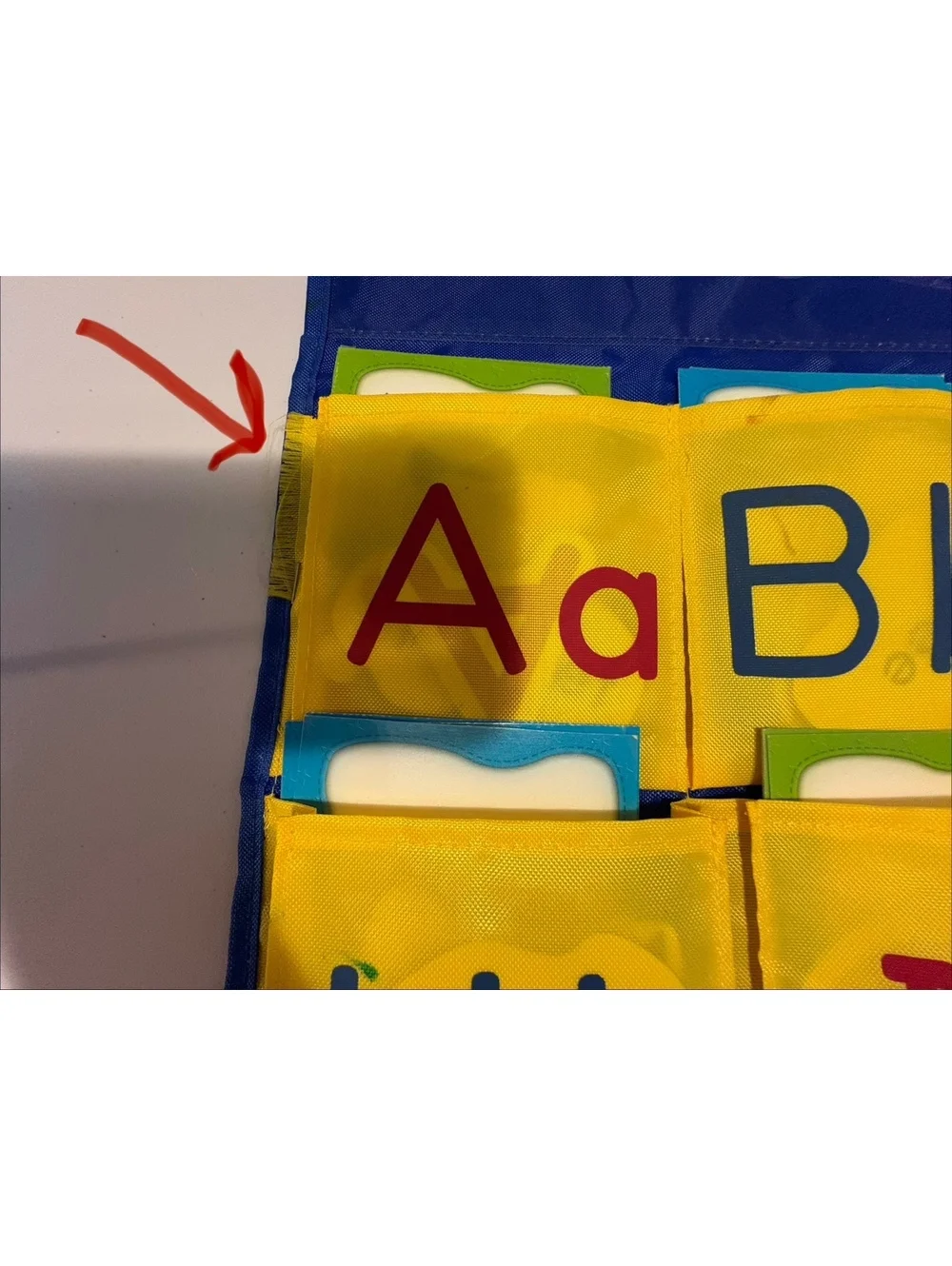 Alphabet center chart